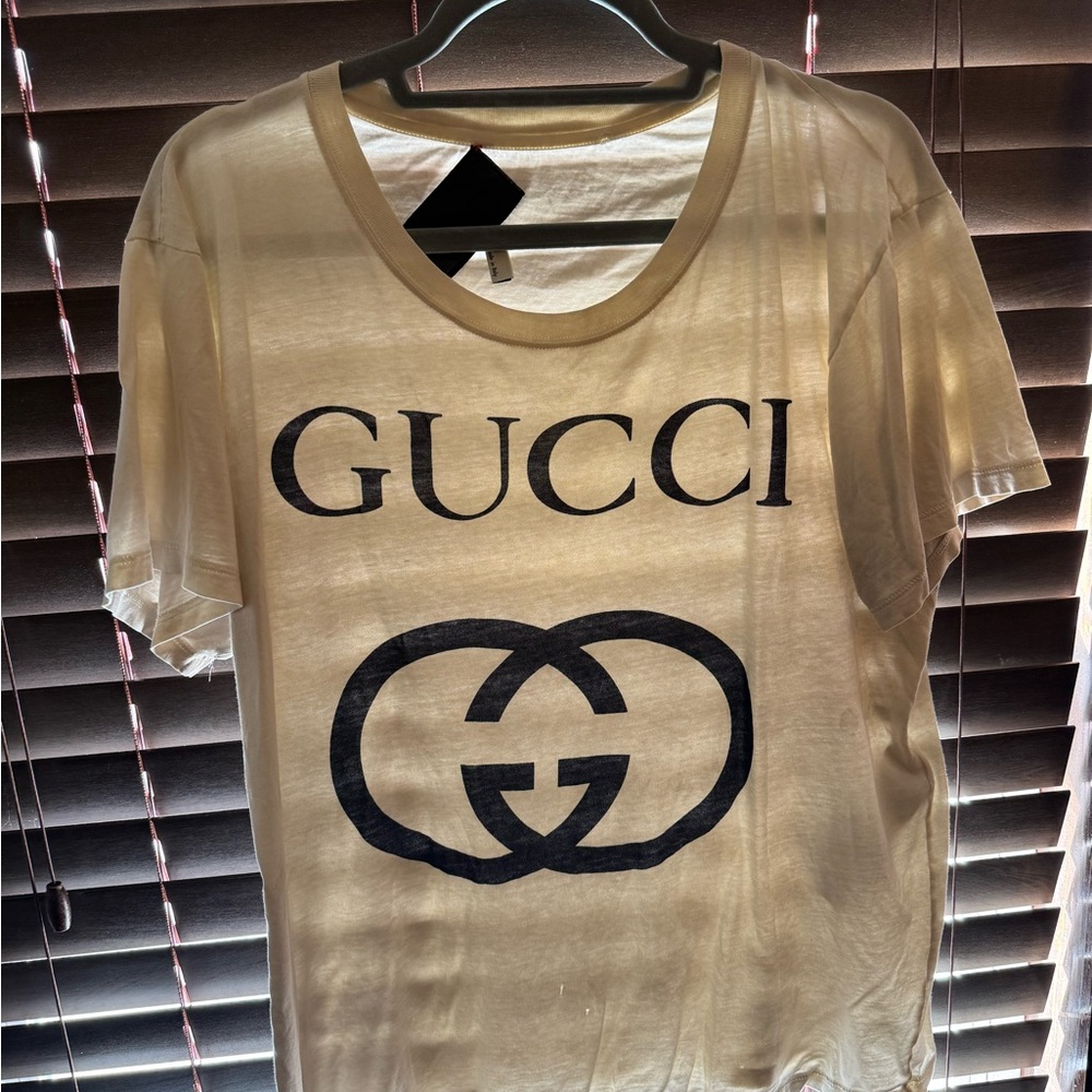 Gucci White Logo T-Shirt